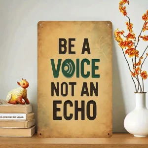 2D, 1pc, Sound and Echo, Vintage Metal Tin Painting, Multi- purpose, Art, Gardening Theme, Suitable for Home, Cafe, Restaurant and Garage Decoration, Rust and Water Resistant 7. 20.32cm x 11. 20.32cm, 2D Flat, Perfect for Room Decor, 2D Flat